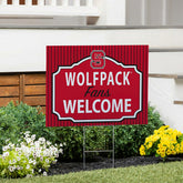 North Carolina State University Coroplast Yard Sign, "Fans Welcome" - Home