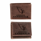 Arizona Cardinals, Bi-Fold and Tri-Fold Wallet Gift Set, Brown - Home