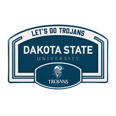 Dakota State University Fan Parking USA Stamped Steel Wall Sign, 7" x - Home
