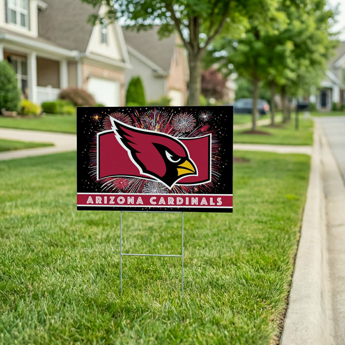 Arizona Cardinals Yard Sign, Patriotic - NFL Home