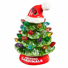 4" Mini LED Tabletop Christmas Tree, Set of 2, Arizona Cardinals - NFL Home