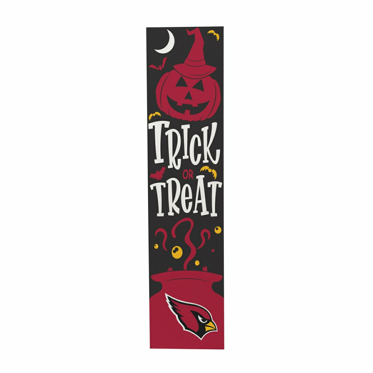 47" Double Sided Leaner, Arizona Cardinals, Halloween - NFL Home