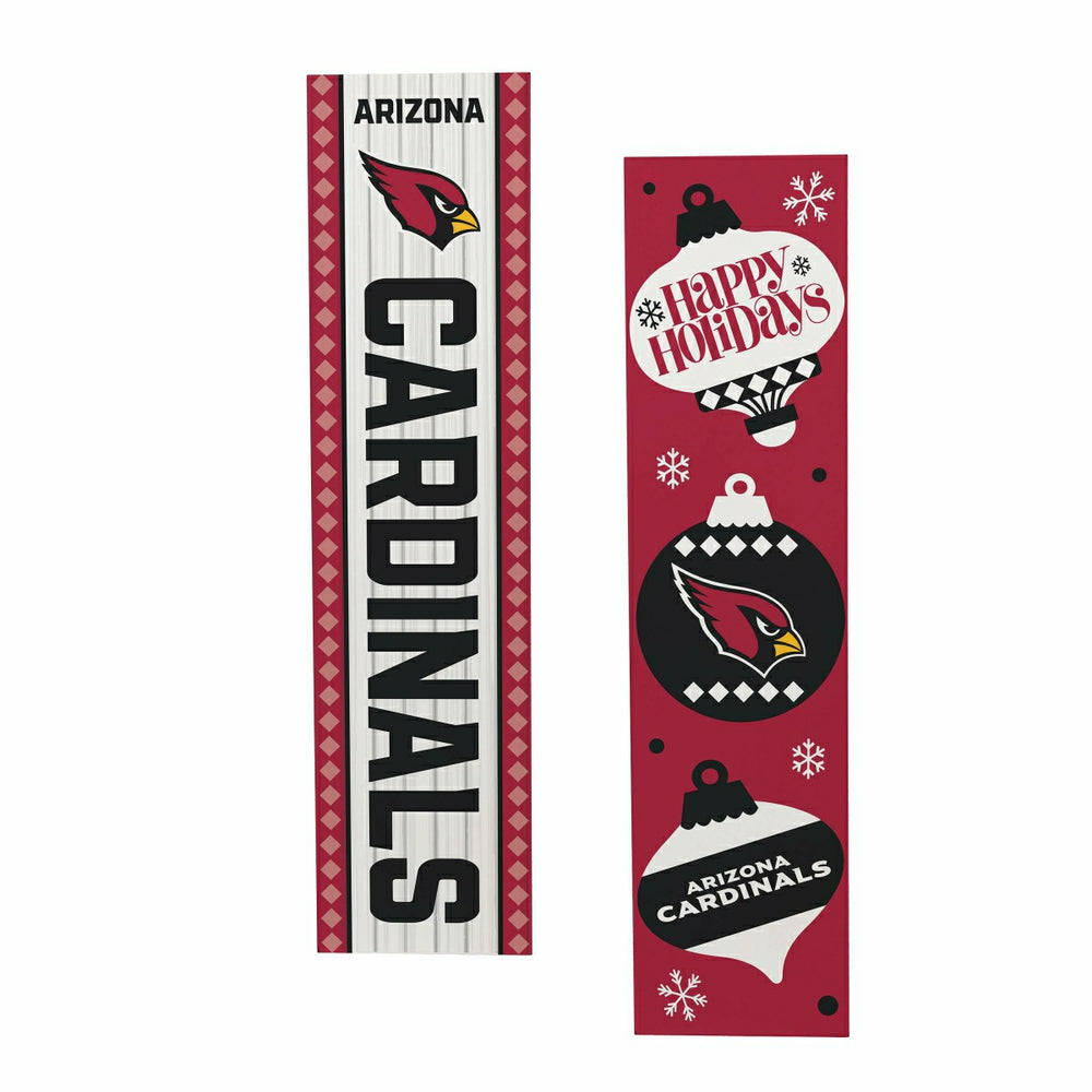 47" Double Sided Leaner, Arizona Cardinals, Christmas - NFL Home
