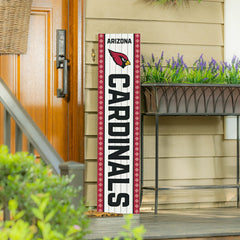 47" Double Sided Leaner, Arizona Cardinals, Christmas - NFL Home