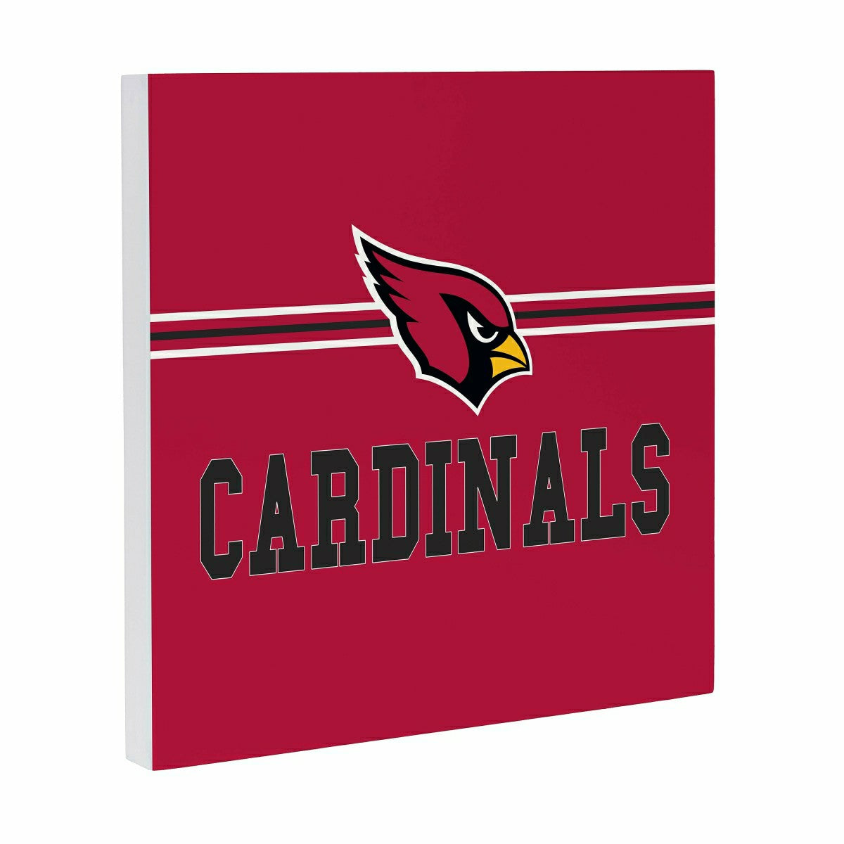 Arizona Cardinals Wood Wall Sign, 12x12 - NFL Home