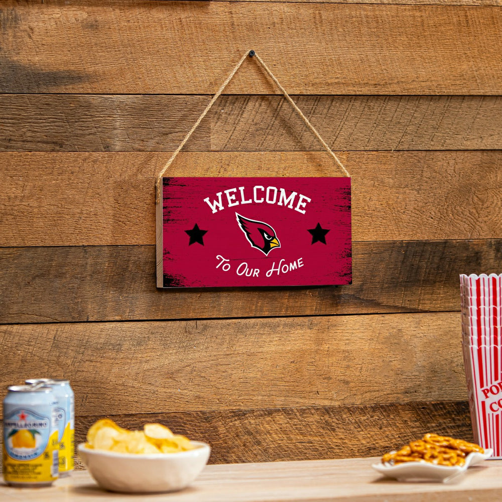 Arizona Cardinals Wood Wall Sign, 6x11 - NFL Home