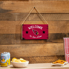 Arizona Cardinals Wood Wall Sign, 6x11 - NFL Home