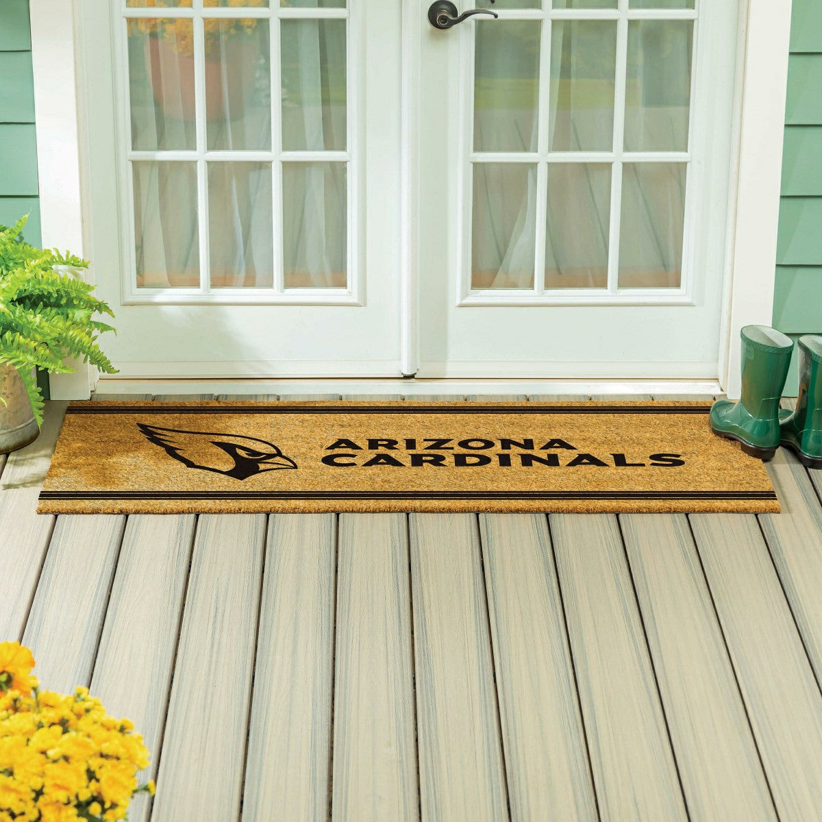 Arizona Cardinals Extra Large One Color Coir Mat, 60"x24" - NFL
