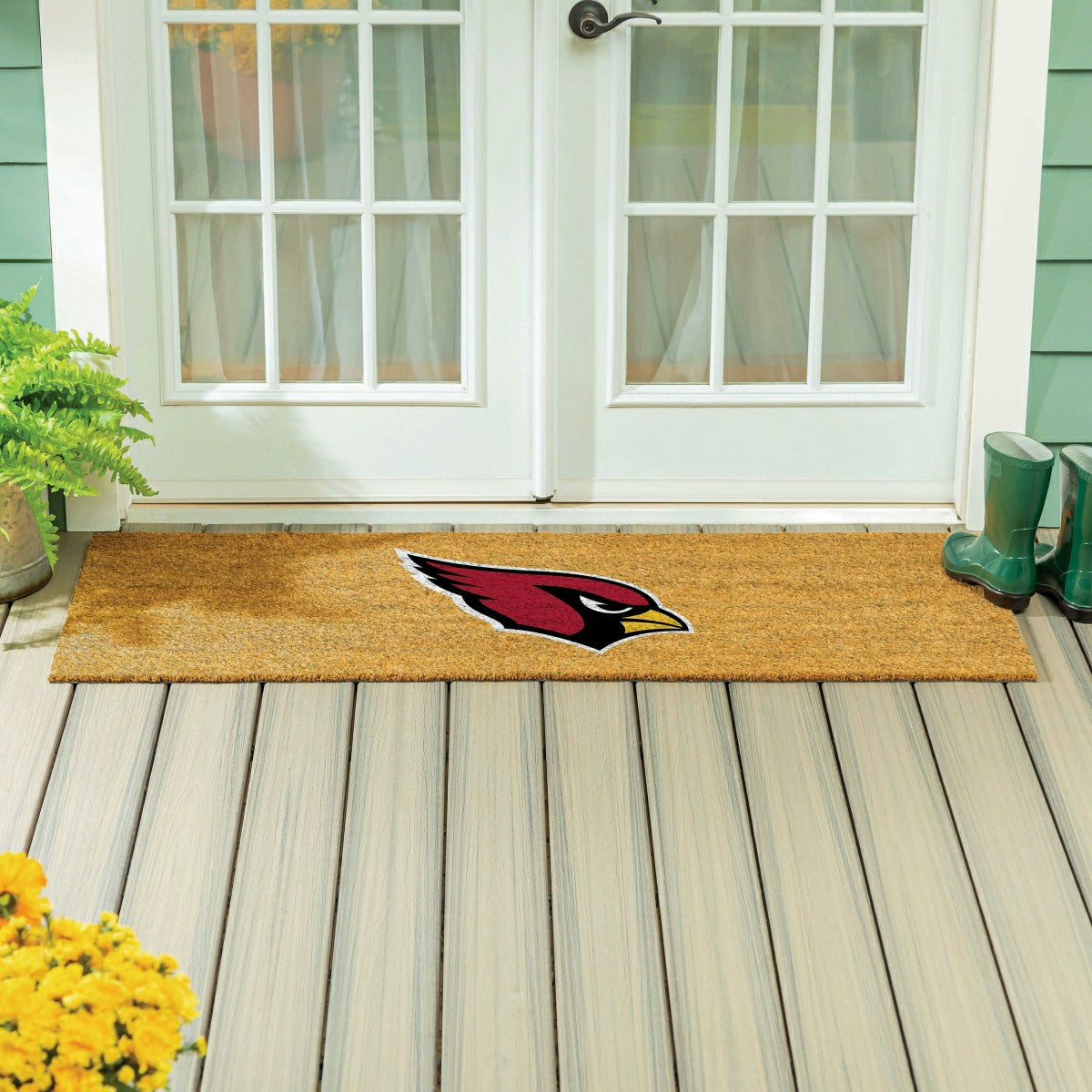 Arizona Cardinals Extra Large Full Color Coir Mat, 60"x24" - NFL