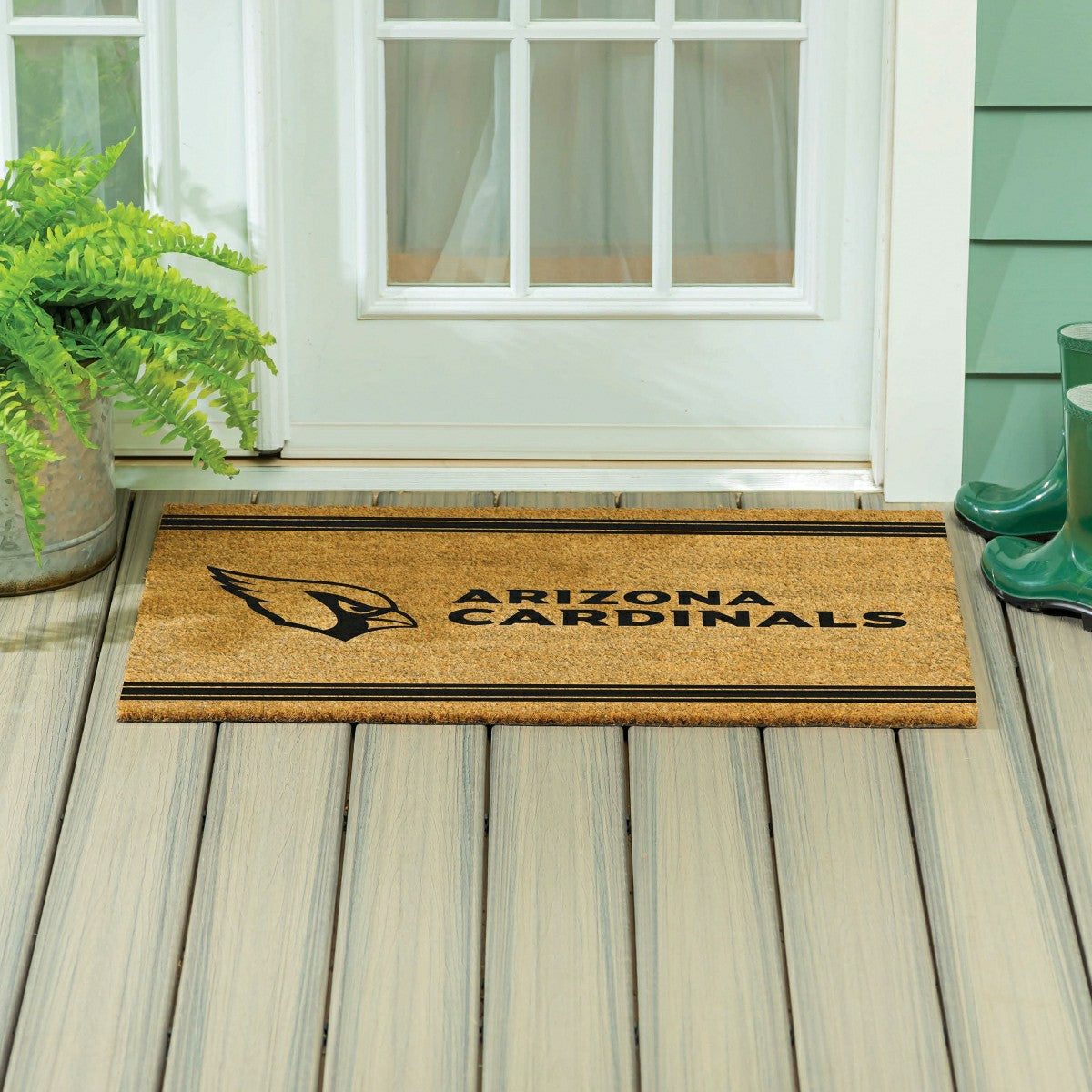 Arizona Cardinals Large One Color Coir Mat, 36"x24" - NFL