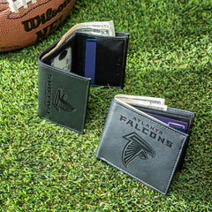 Atlanta Falcons, Bi-Fold and Tri-Fold Wallet Gift Set, Black - NFL Home