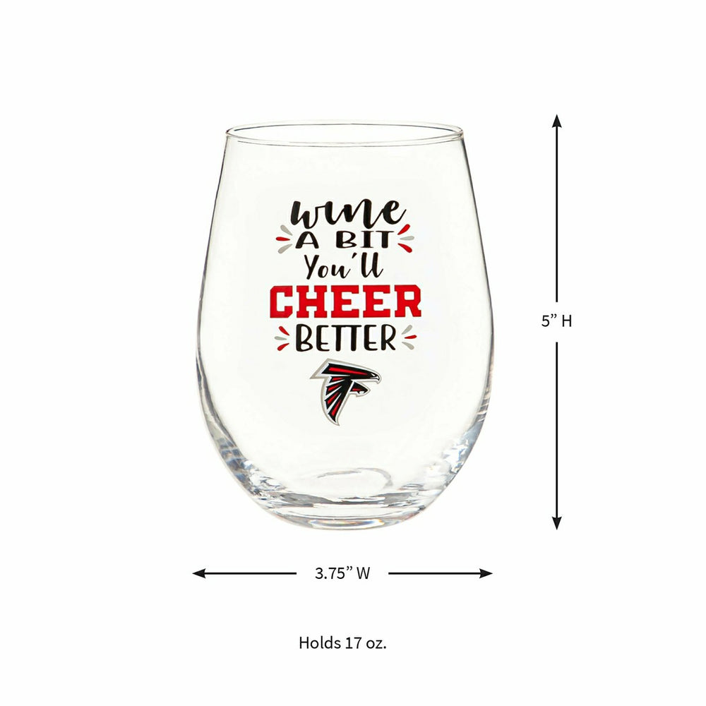 Atlanta Falcons, 17oz Boxed Stemless Wine - NFL Home