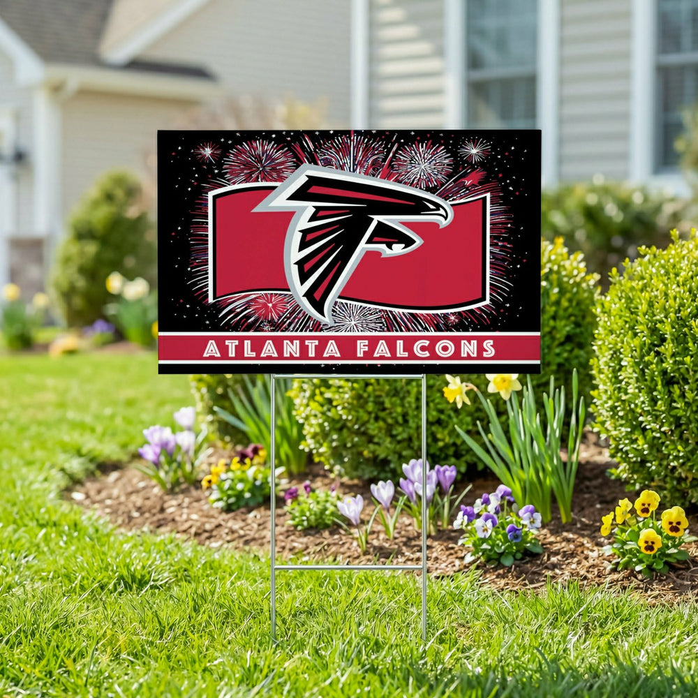 Atlanta Falcons Yard Sign, Patriotic - NFL Home