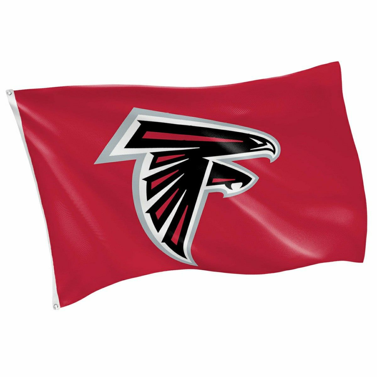 Atlanta Falcons Single Sided Flag w/ 2 Grommets, 3'x5' - NFL Home