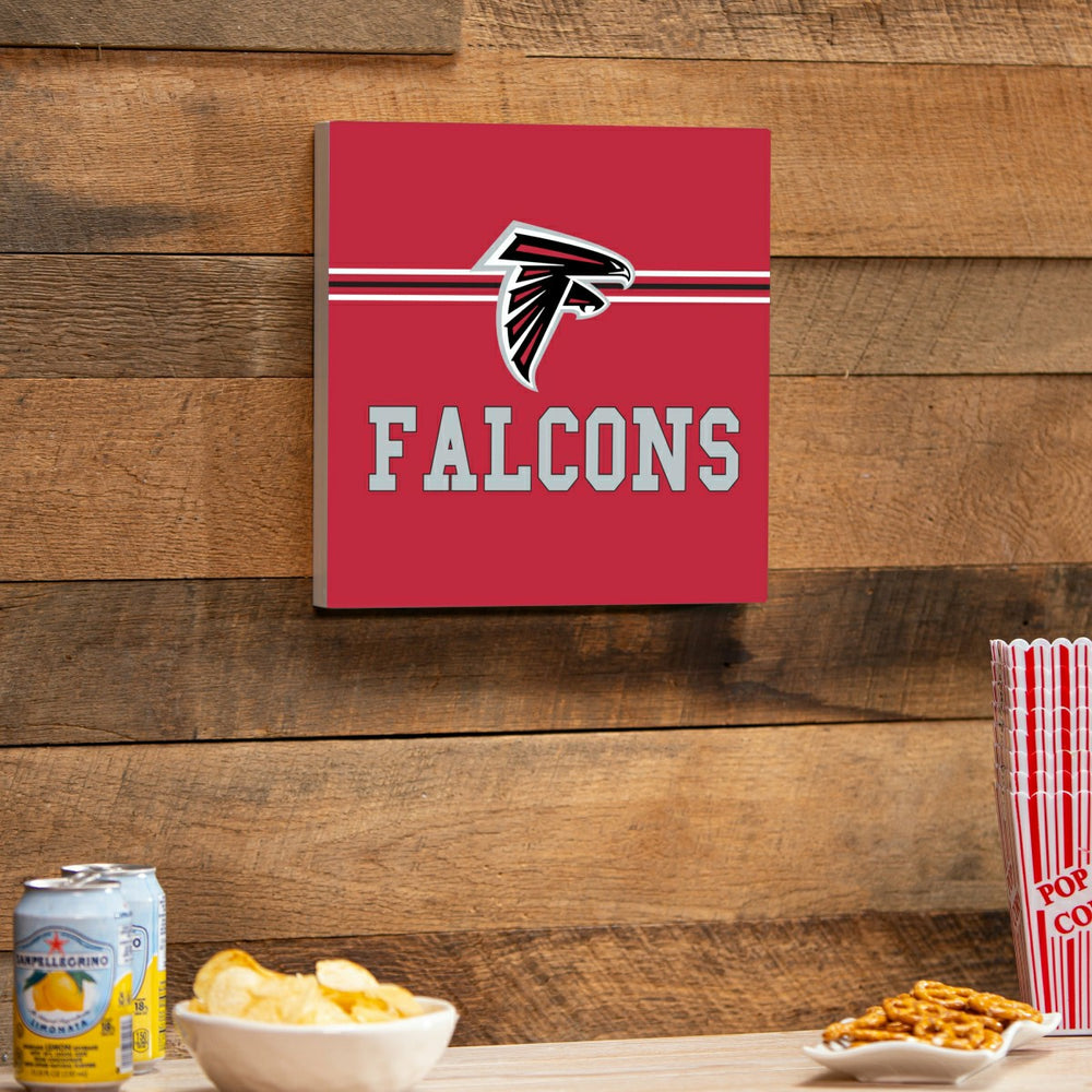 Atlanta Falcons Wood Wall Sign, 12x12 - NFL Home