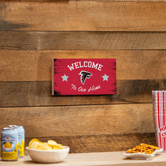 Atlanta Falcons Wood Wall Sign, 6x11 - NFL Home