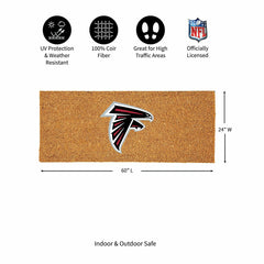 Atlanta Falcons Extra Large Full Color Coir Mat, 60"x24" - NFL