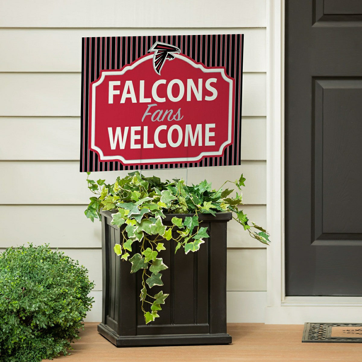 Atlanta Falcons Coroplast Yard Sign, "Fans Welcome" - NFL Home