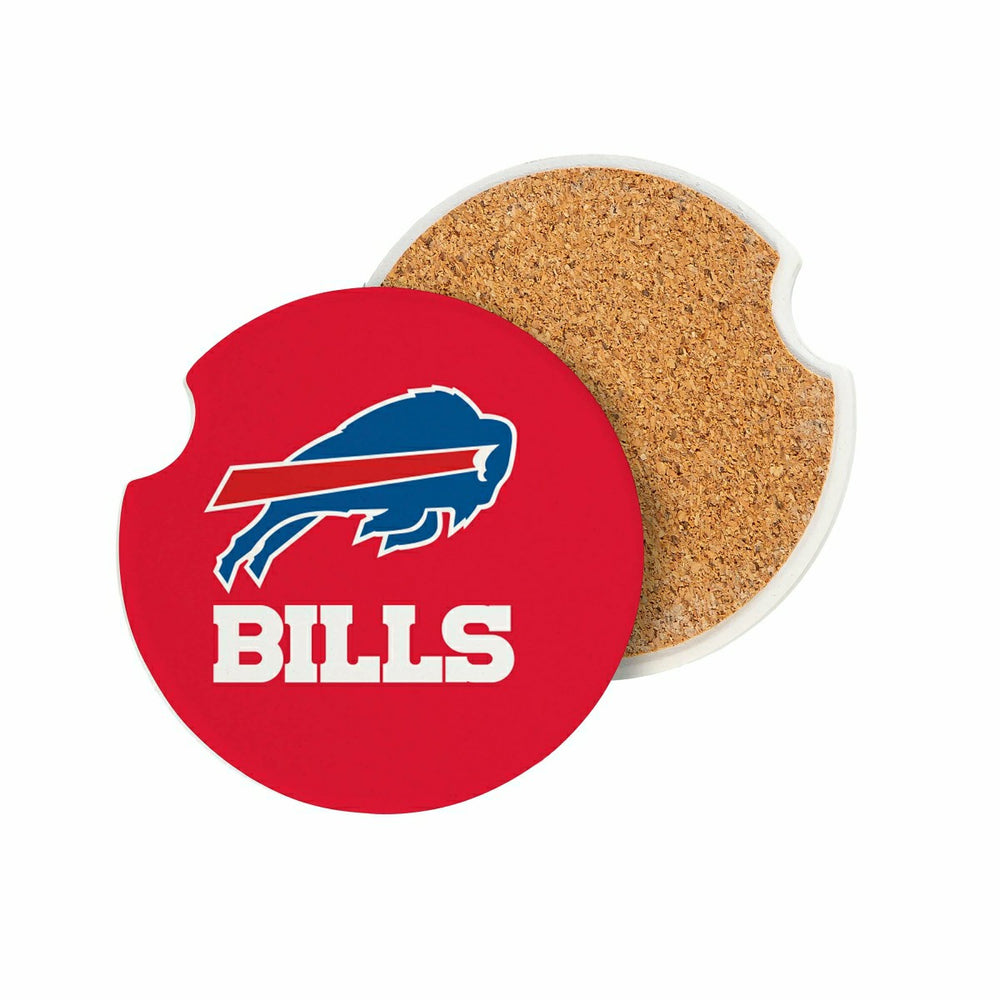 Buffalo Bills Car Coaster Set, 2pc - NFL