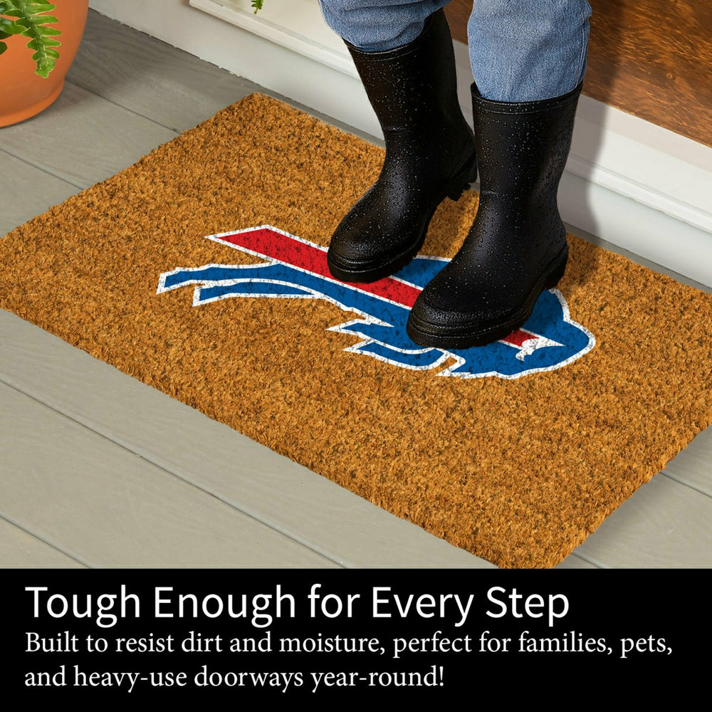 Coir Mat, 16"x28", Buffalo Bills - NFL