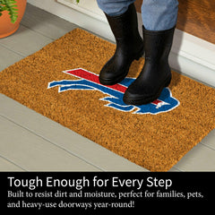 Coir Mat, 16"x28", Buffalo Bills - NFL