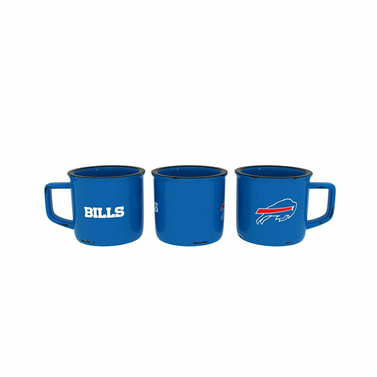 Buffalo Bills Ceramic Camp Cup with Enamel Finish, 14oz - NFL