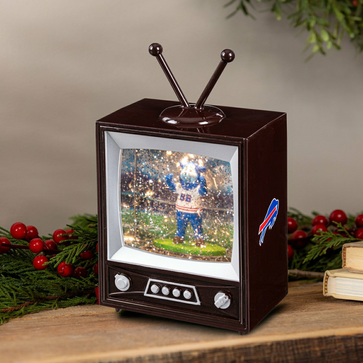 Buffalo Bills Vintage TV Water Lantern - NFL Home