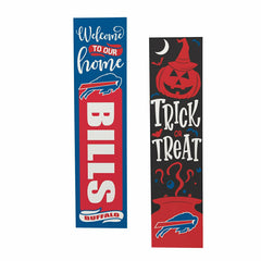 Buffalo Bills 47" Double Sided Leaner, Halloween - NFL Home