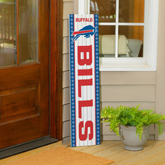 47" Double Sided Leaner, Buffalo Bills, Christmas - NFL Home