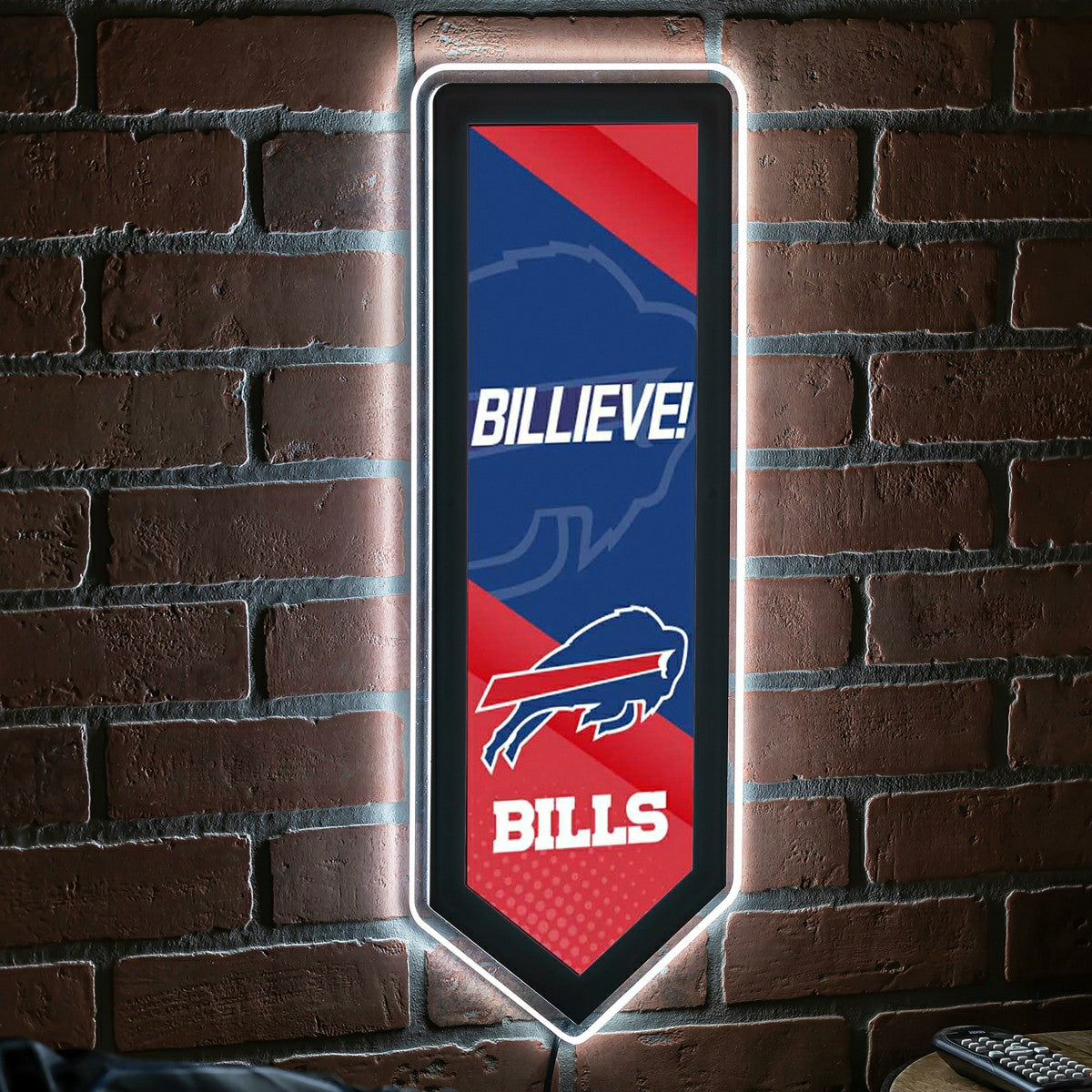 LED Wall Decor, Pennant, Buffalo Bills - NFL Home