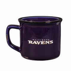 Baltimore Ravens Ceramic Camp Cup with Enamel Finish, 14oz - NFL