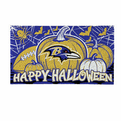 Baltimore Ravens Halloween PVC Mat, 28"x16" - NFL