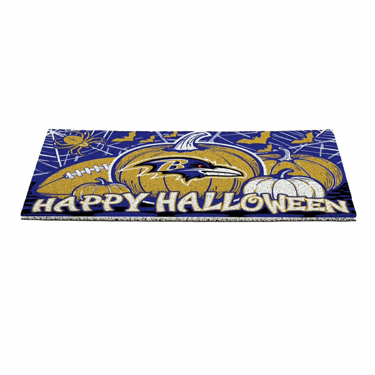 Baltimore Ravens Halloween PVC Mat, 28"x16" - NFL
