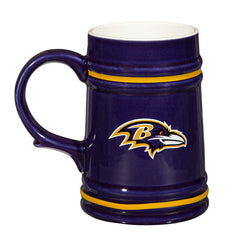 Baltimore Ravens Ceramic Stein Cup, 24oz - NFL Home