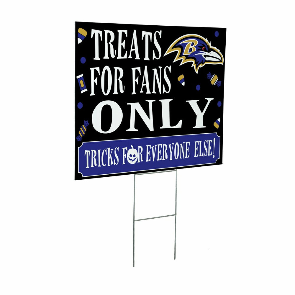 Baltimore Ravens Yard Sign, Halloween Treats for Fans - NFL Home