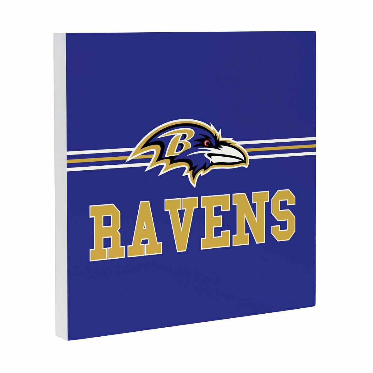 Baltimore Ravens Wood Wall Sign, 12x12 - NFL Home