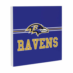 Baltimore Ravens Wood Wall Sign, 12x12 - NFL Home