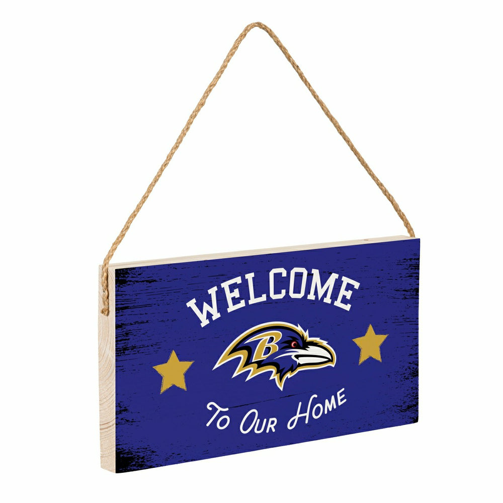 Baltimore Ravens Wood Wall Sign, 6x11 - NFL Home