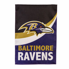 Baltimore Ravens Burlap Flag GDN Size - NFL Home