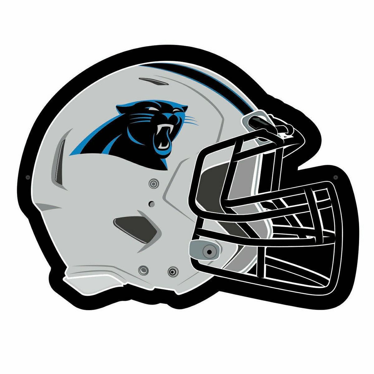 LED Wall Decor, Helmet, Carolina Panthers - NFL Home