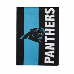 Carolina Panthers Embossed Suede Garden Flag - NFL Home