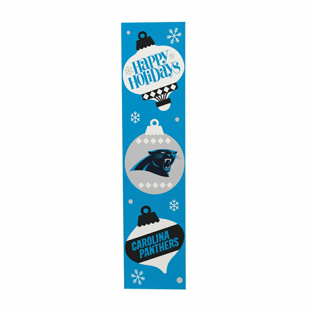 Carolina Panthers 47" Double Sided Leaner, Christmas - NFL Home