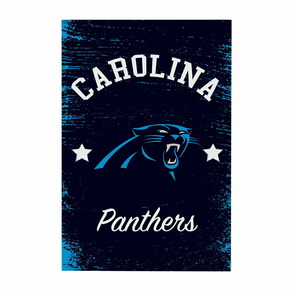 Carolina Panthers Wood Wall Sign, 16x24 - NFL Home