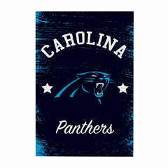 Carolina Panthers Wood Wall Sign, 16x24 - NFL Home
