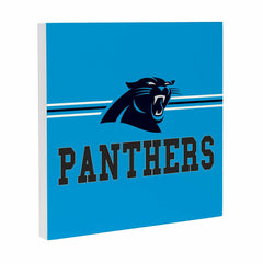 Carolina Panthers Wood Wall Sign, 12x12 - NFL Home