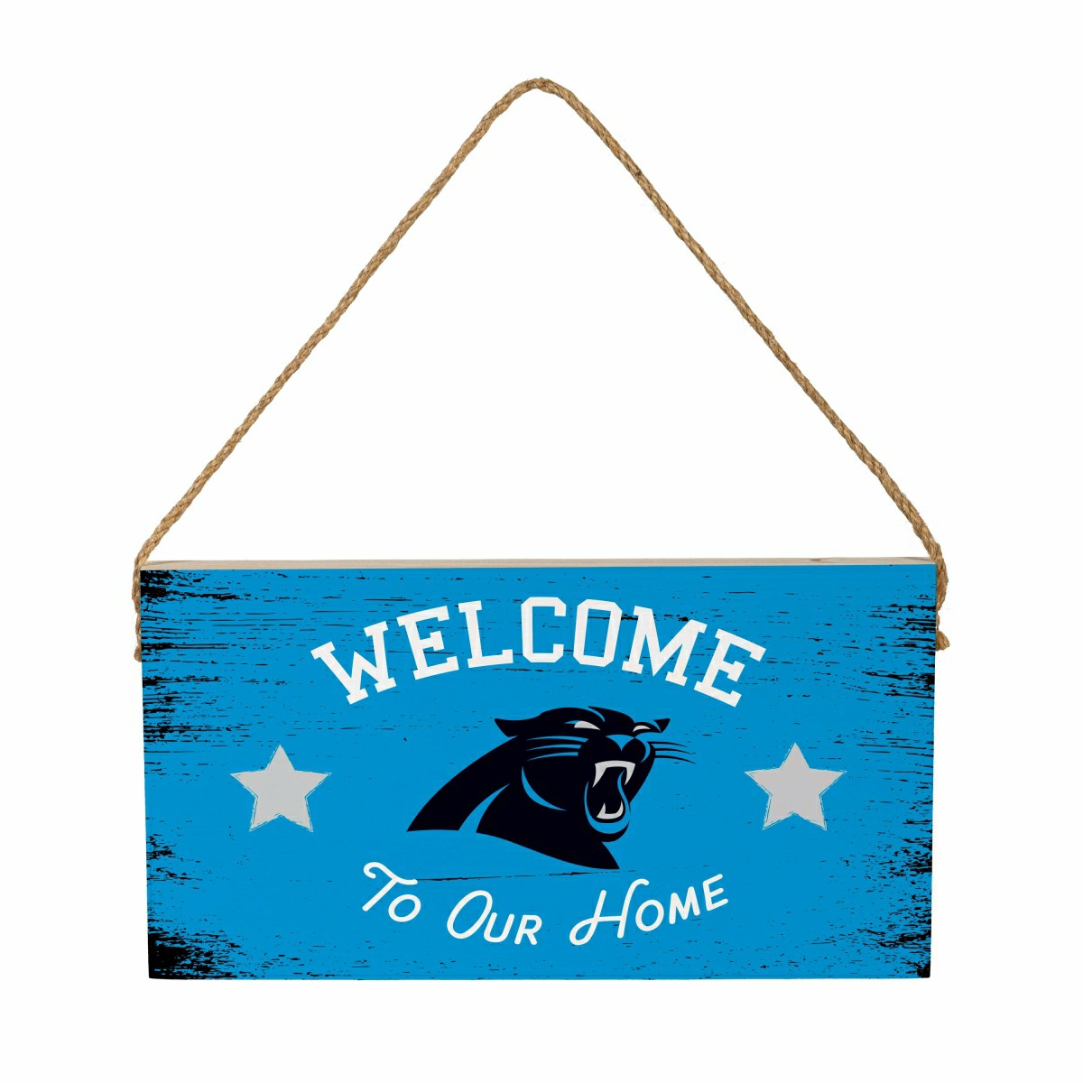 Carolina Panthers Wood Wall Sign, 6x11 - NFL Home