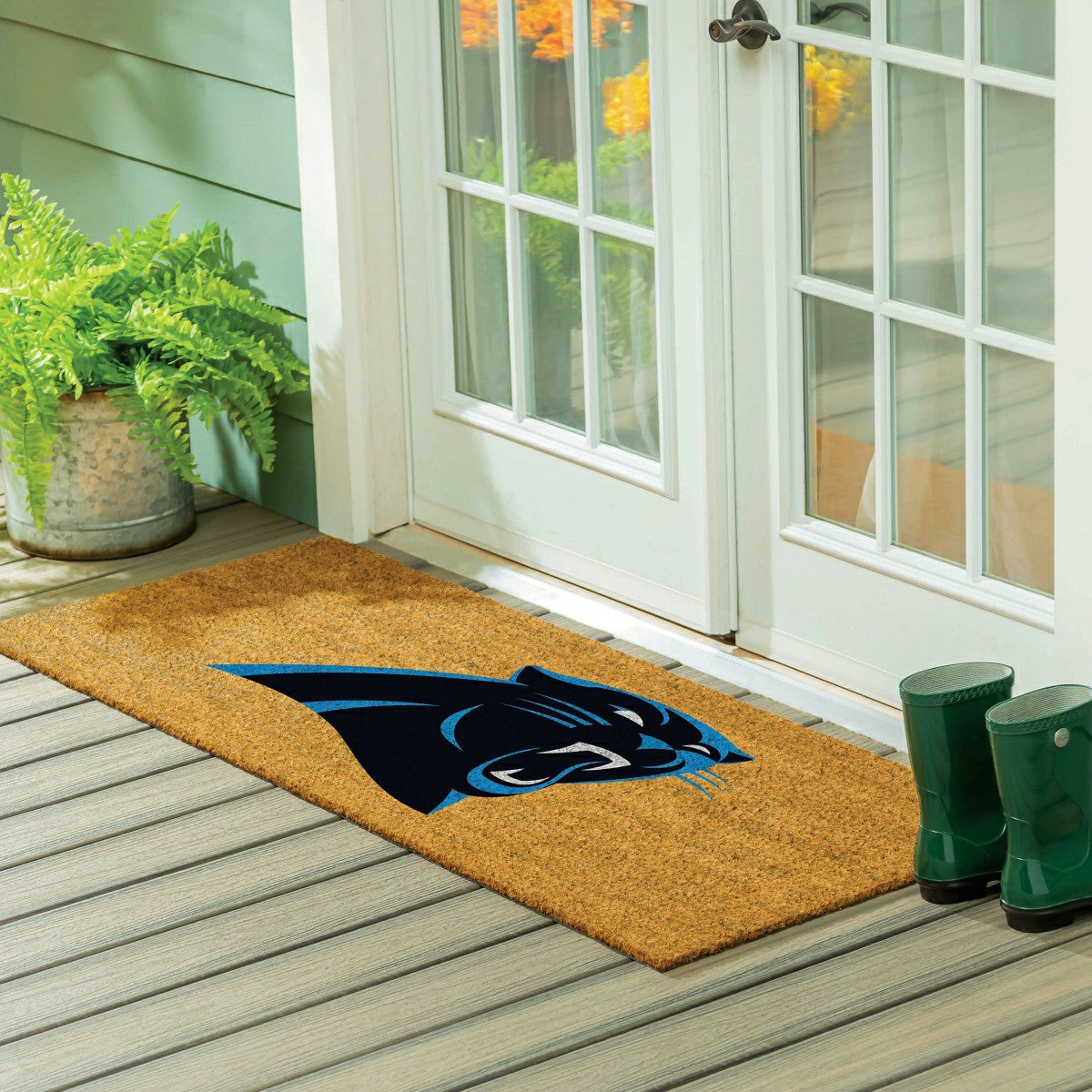 Carolina Panthers Extra Large Full Color Coir Mat, 60"x24" - NFL