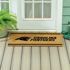 Carolina Panthers Large One Color Coir Mat, 36"x24" - NFL