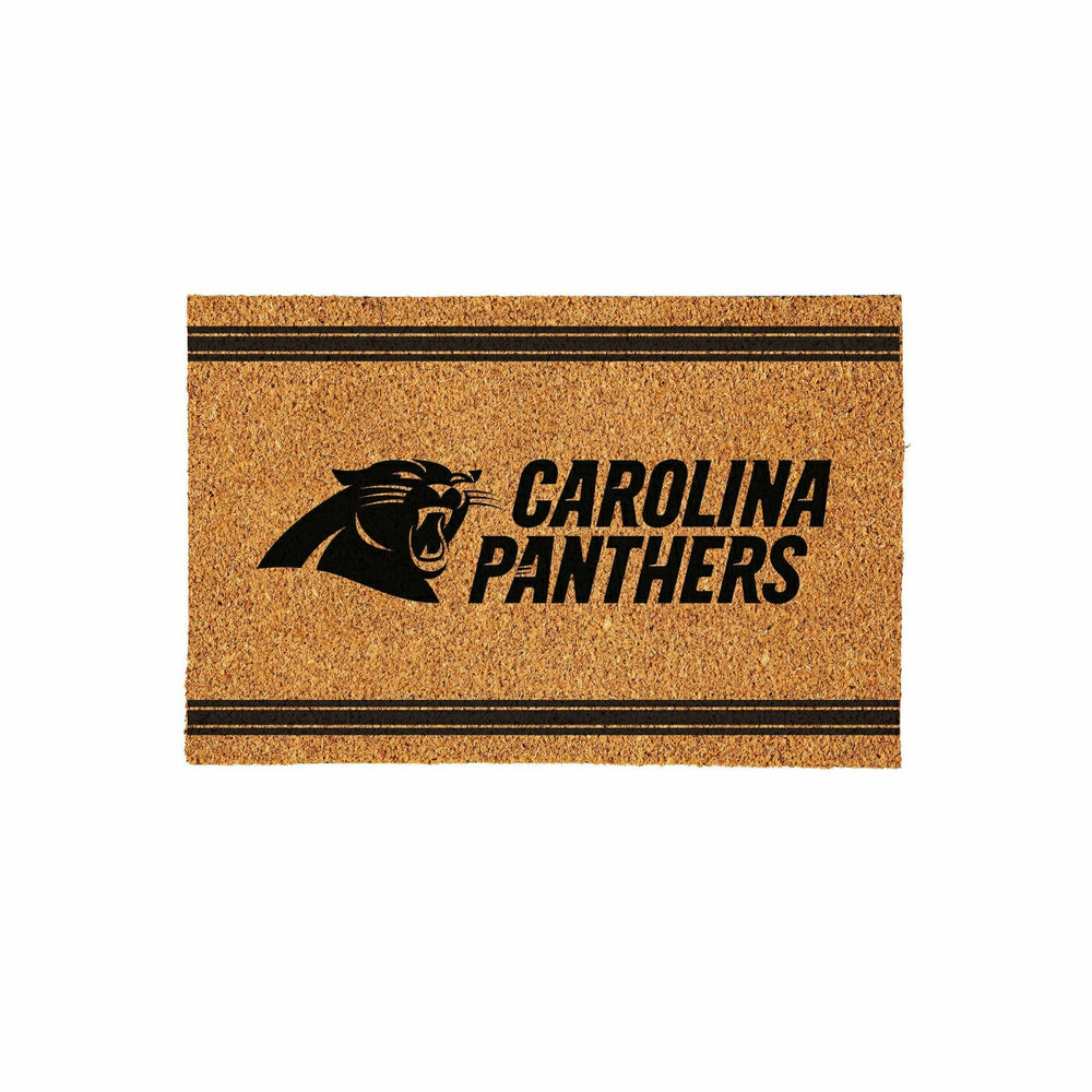 Carolina Panthers Large One Color Coir Mat, 36"x24" - NFL
