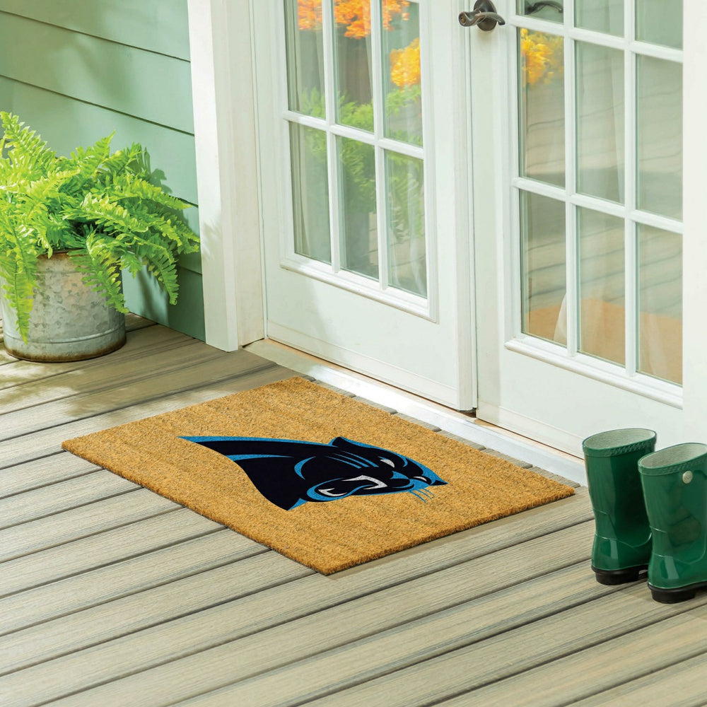 Carolina Panthers Large Full Color Coir Mat, 36"x24" - NFL